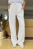 Made in Italy Cricket City Seamed Jogger Warm White